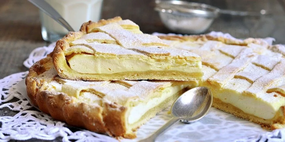 Lehký a jemný koláč s ricottou a citronem