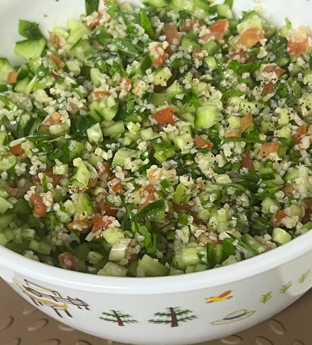 Šíleně chutný salát tabbouleh